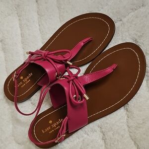 Kate Spade Pink Bow Sandals
